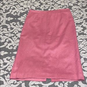 Ann Taylor Petites Pink Pencil Skirt